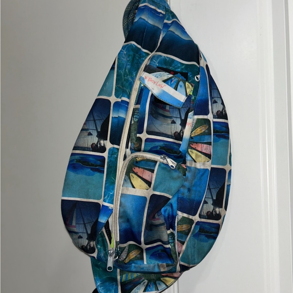 KAVU Colorful Nautical Print Sling bag Backpack